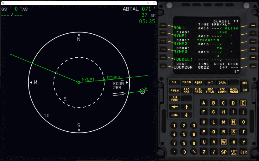 Flight Plan with Stored Waypoints Flight Plan with Stored Waypoints