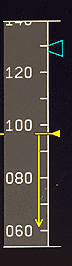 Speed trend arrow Speed trend arrow